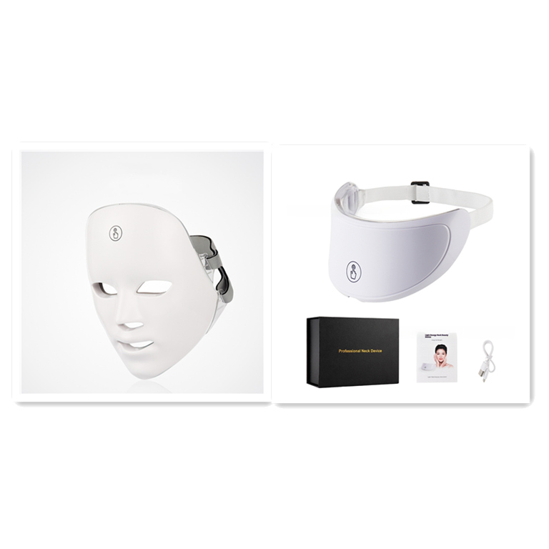 Masque LED Thérapie Lumineuse – Soin Visage Complet